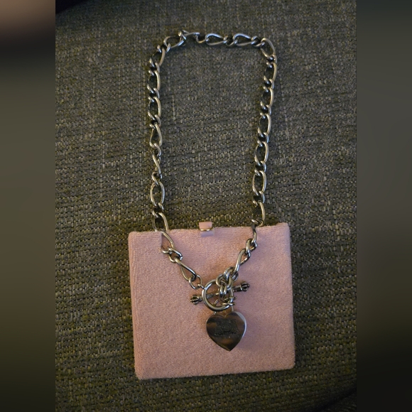 Juicy Couture Silver Heart Necklace - Picture 3 of 3